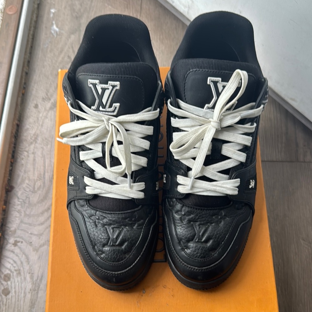 Louis Vuitton Black and White Sneakers